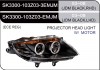 * [LAMP HEAD] 03-08   | BMW Z4 КОМПЛЕКТ ПЕРЕДНИХ ФАР (линза, под корректор) | Кросс-Номер:SK3300-103Z03-EMJM,SK3300-103Z03-3EMJM.(JDM BLACK)